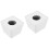 2 Pieces Microphone Isolation Flag Cube Camera Holder White 5