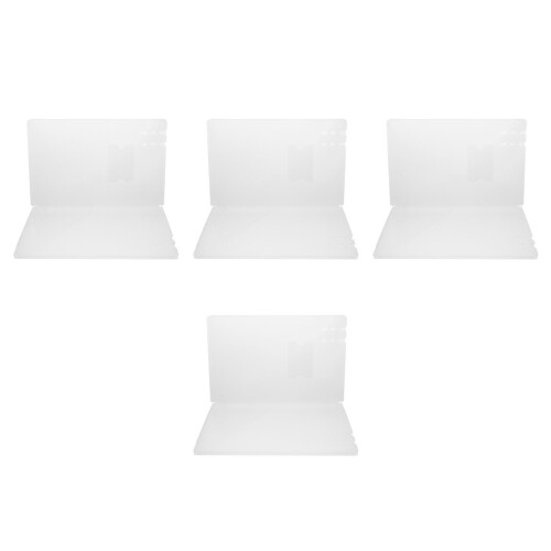 4 Pack Office Desk Barrier Protective Sneeze Guard Safety Screen 1