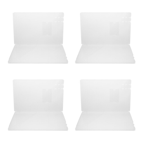 4 Pack Office Desk Barrier Protective Sneeze Guard Safety Screen 2
