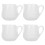 12 Pcs Sauce Spoon Man Ceramics Salad Dressing White 4