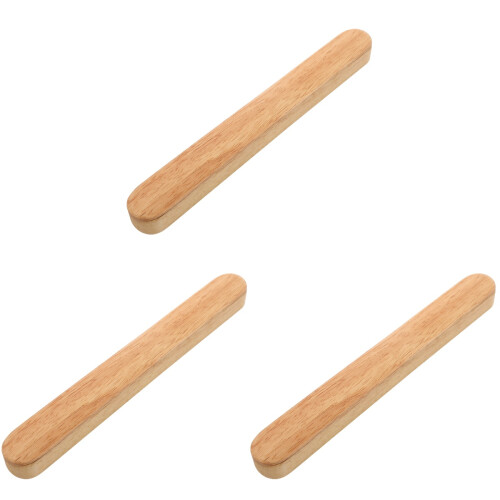3 Pcs Chopstick Storage Box With Lid Case Wood Holder 1