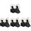 4 Sets Microphone Logo Portable Sponge Black Frame 2