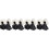 4 Sets Microphone Logo Portable Sponge Black Frame 4