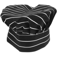 3pcs Chef Cooking Hat For Restaurant Unisex Black Kitchen Working Hat For Kitchen For Catering