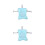 2pcs Baby Bath Mat Newborn Bracket Tub Granules 3