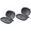 2pcs Storage Bag Wireless Mice M325 Black Eva Portable 5