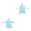 2pcs Baby Bath Mat Newborn Bracket Tub Granules 4