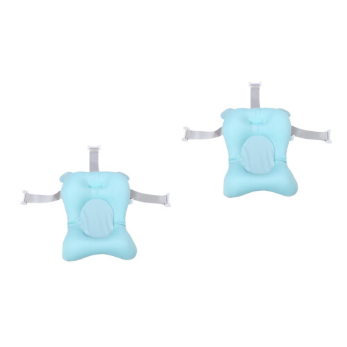 2pcs Baby Bath Mat Newborn Bracket Tub Granules 1
