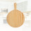2 Count Wooden Board With Handle Pizza Paddle For Oven 7