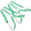 2St Elastische Groene Suspender Clip-on Met Print, Verstelbaar 5