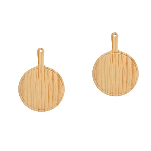 2 Count Wooden Board With Handle Pizza Paddle For Oven 2