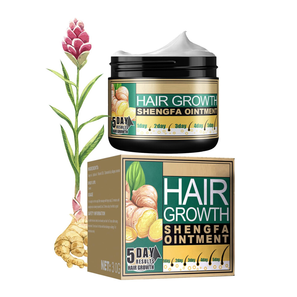 Ginger Hair Growth Conditioner and Scalp Treatment Serum for Follicle Nourishment 1oz