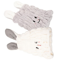 Hair Drying Towel Cap for Kids, Soft Microfiber Quick Dry Wrap with Cute Rabbit Ears, 2 Pack