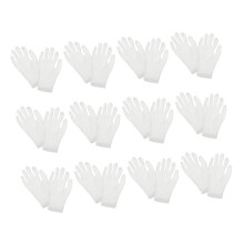 Cotton Moisturizing Gloves for Dry Hands and Eczema, Breathable Overnight Hand Care, 12 Pairs