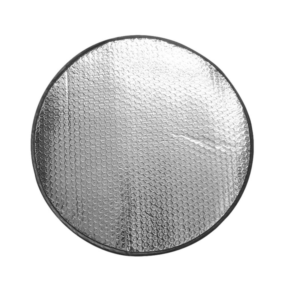 Car Steering Wheel Sun Shade With Uv Heat Protection, Reflective Foldable Cover And Elastic Band 9099447945488
