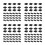 144Pcs Black Plastic Bed Slat Connectors for Versatile Frame Fixing 4