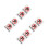 8Pcs White Acrylic No Parking Stickers Self Adhesive Waterproof 9