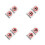 8Pcs White Acrylic No Parking Stickers Self Adhesive Waterproof 7