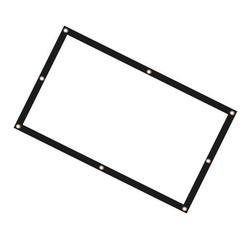 2Pcs Sturdy White Portable Projection Screen for Conference Room Home 1