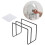 Eease Iron Kitchen Storage Rack Organizer Door Hook Pan Sweatshirt Tool Board Bag 4