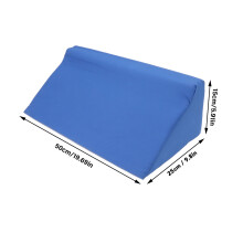 Travesseiro em cunha para dormir, suporte lateral para dor nas costas, prevenção de escaras, pós-cirurgia, gravidez e suporte para tornozelo,