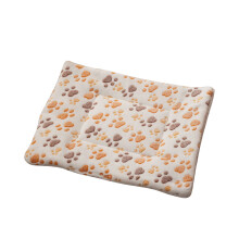 Fnochy Pets Hondenmand/Benchkussen, Ultrazacht, Wasbaar Mat 16x24", Geschikt voor Grote Hondenbenches, Bot & Liefde Print, Ook voor Katten