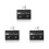 3X Φορητός μίνι διανομέας USB σε προσαρμογέα φορτιστή 2 θυρών, διακλαδωτής USB, διπλή 1