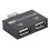 3X Φορητός μίνι διανομέας USB σε προσαρμογέα φορτιστή 2 θυρών, διακλαδωτής USB, διπλή 3