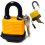 12 Pc Heavy Duty Padlocks 30mm Waterproof Keyed Pad Locks Home Security Durable 4