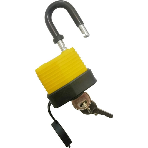 12 Pc Heavy Duty Padlocks 30mm Waterproof Keyed Pad Locks Home Security Durable 1
