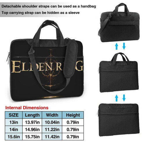 Τσάντα ώμου Elden Ring, τσάντα ώμου Messenger για φορητό υπολογιστή ή tablet, κομψό, ανθεκτικό 2