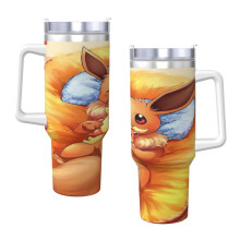 E-Evee40Oz-muki kahvalla ja pillikannella, eristetty kuppi, ruostumattomasta teräksestä valmistettu vesipullo, matkamuki, mukiteline, lahjat