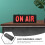 Recording Light Warning Office Decor Solid Wood Shine Work Plastic Wooden 4