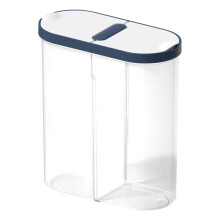 Quinlirra Caixa de Armazenamento de Grãos para Volta às Aulas, Divisão Tanque de Armazenamento de Grãos Transparente Doméstico Tanque de