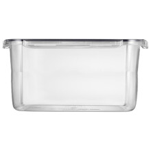 YOBOLK 5 Stück transparente Aufbewahrungsboxen aus Kunststoff mit Deckel, vakuumdicht, frisch haltend, luftdicht verschlossen,