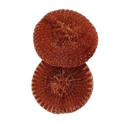Imusa Scrubber Round Copper2pk - Case - 6Units 1