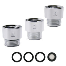 Yakbaofuo Adapter3Adaptere Installasjonsslangesett for dusj Dusjslangehode Baderomsprodukter Baderomsprodukter