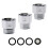 Yakbaofuo Adapter3Adapters Σετ σωλήνων εγκατάστασης για ντους Κεφαλή σωλήνα ντους Προϊόντα 1