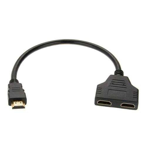 Adaptador divisor de cable HDMI macho a doble hembra Simyoung 2