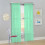 Sett med 2 transparente voile-gardiner for vindusbehandling 1