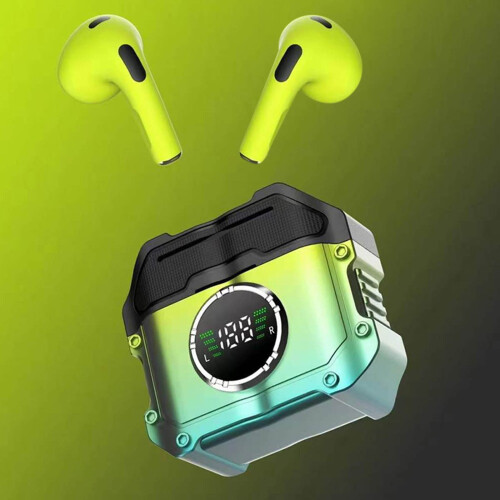 EQWLJWE Νέα ακουστικά Bluetooth5.2, ασύρματα στερεοφωνικά ακουστικά αφής με ενσωματωμένο 2