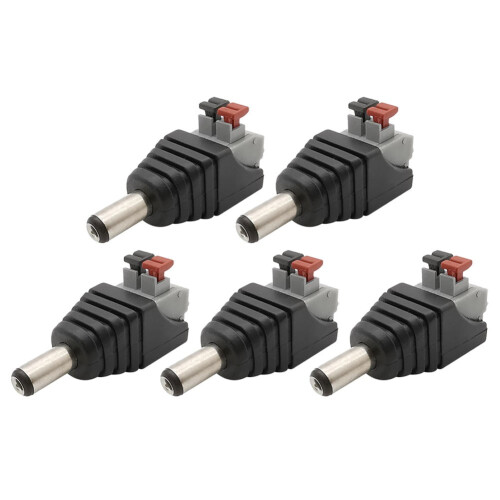 Adaptér napájacieho adaptéra DC 5,5 x 2,1 mm samec/samica
