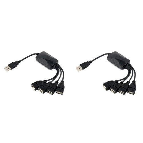 2X1 αρσενικό σε 4 θηλυκό διακλαδωτής USB HUB, καλώδιο επέκτασης, καλώδιο δεδομένων