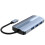 Σταθμός σύνδεσης USB C Hub 6 σε 1, USB HUB τύπου C, USB3.0RJ45, 1000Mbps, αναγνώστης καρτών SD TF, 5