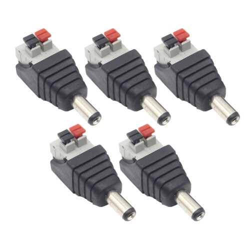 Adaptér napájacieho adaptéra DC 5,5 x 2,1 mm samec/samica 2
