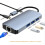 Σταθμός σύνδεσης USB C Hub 6 σε 1, USB HUB τύπου C, USB3.0RJ45, 1000Mbps, αναγνώστης καρτών SD TF, 3