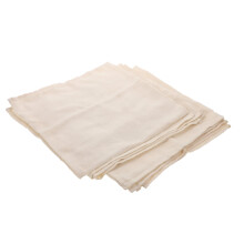 Tessuto filtrante in cotone, garza per cottura, burro, latte, tofu, soia, filato, bianco, 4 pezzi