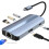 Σταθμός σύνδεσης USB C Hub 6 σε 1, USB HUB τύπου C, USB3.0RJ45, 1000Mbps, αναγνώστης καρτών SD TF, 4