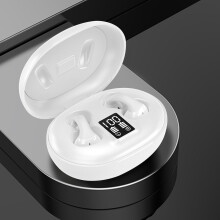 RnemiTe-amo Opruiming! Bluetooth 5.3 clip-oortjes, LED digitaal display, HiFi-geluid, HD-bellen, directionele transmissie