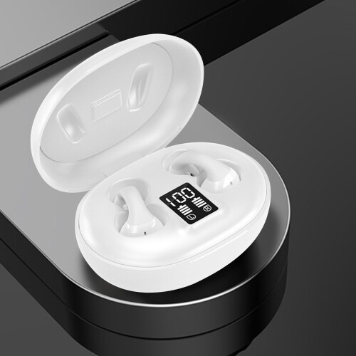 Εκκαθάριση RnemiTe-amo! Ακουστικά Bluetooth5.3Clip, Ψηφιακή οθόνη LED, Ήχος HiFi, Κλήση HD,